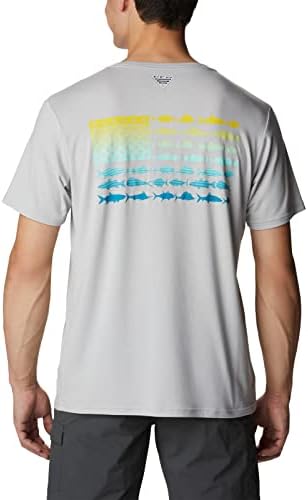 Мъжки t-shirt Columbia PFG Fish Flag Tech с къс ръкав