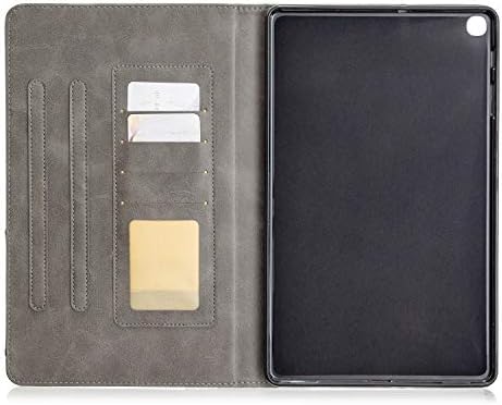 калъф за таблет от изкуствена кожа Премиум-клас, който е съвместим с Samsung Galaxy Tab A 10.1 2019, калъф SM-T510/T515, интелигентен Магнитен калъф-поставка с панти капак и отделение за карти памет, Защитен калъф,