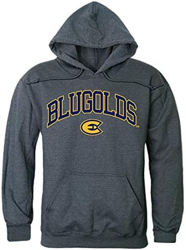 W Republic University of Wisconsin-Пуловер за колежа Eau Claire Blugolds, Hoody с качулка