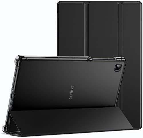 Калъф JETech за Samsung Galaxy Tab A7 Lite 8,7 инча 2021 (SM-T227/T225/T220), Тънка Полупрозрачна Задната част на Защитен капак за таблета с Трехстворчатой стойка за Фолио (черен)
