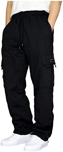 EGmoda Мъжки Спортни Панталони за джогинг с Джобове, Мъжки Спортни Панталони за Джогинг на открито, Леки Ежедневни Работни Панталони-Cargo