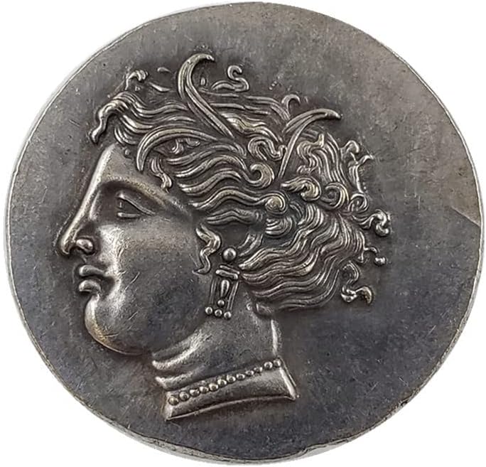Старинни Занаяти Гръцката Богиня На Сребърен Долар Възпоменателна Монета 2617