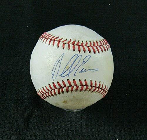 Дарел Еванс Подписа Автограф Rawlings Baseball B102 II - Бейзболни Топки с Автографи