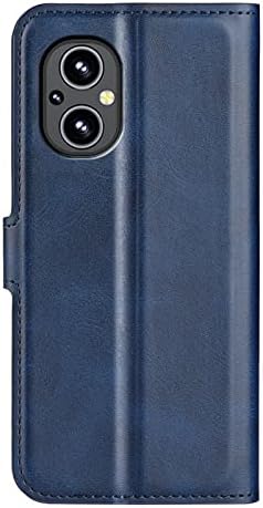 Kezaizhe Флип калъф за OnePlus Nord N20 5G Портфейл от Изкуствена кожа, Магнитен Защитен Калъф за мобилен телефон One Plus Nord N20 5G, Корица-награда на апарата със стойката (в синьо)