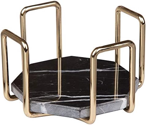 Метални подложки Octagon Gold (комплект от 2 броя)- Идеални за каботажните от 4 до 4,25 - Отлични за организация и съхранение в домашни условия - напълно подходящи за партита, подаръци за Деня на майката и на сватба