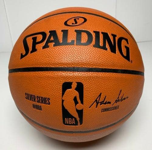 Робърт Пэриш Подписа Сполдинг Баскетбол Бостън Селтикс PSA 3T07779 Надписи - Баскетболни Топки С Автографи