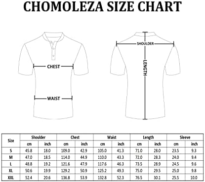 CHOMOLEZA / Мъжки Ризи Поло с Мускулите, Трикотажни Ризи с къс /Дълъг ръкав, Облегающая Стрейчевая Риза За Голф, Ежедневни Базова Тениска