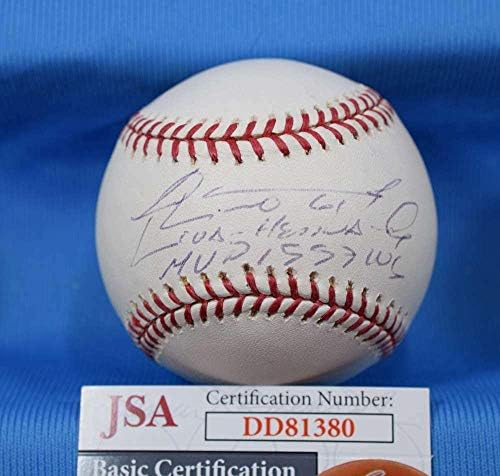 Ливан Ернандес 97 Ws Mvp Jsa Coa Автограф В Мейджър Лийг Бейзбол С Автограф От Ръката - Бейзболни топки С автографи