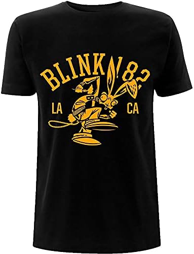 Мъжки t-shirt-талисман колеж Blink 182 Черен цвят