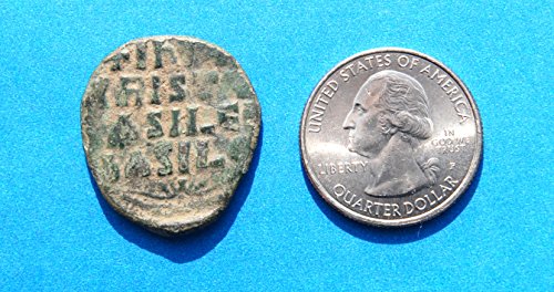 1023 Константин VIII Василий II Фоллис Византийска монета-Бронзова Много Добра