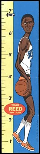 1969 Topps 19 Уилис Рийд Никс (Баскетболно карта) NM/ MT Knicks Грэмблинг Стейт Юнивърсити