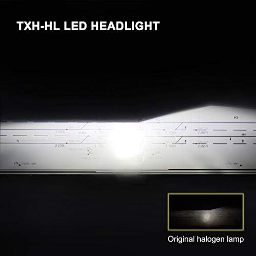 Alla Lighting най-Новите Led Лампи TXH HIR2 9012 Xtreme Super Bright Подмяна на 6 В ~ 24, 6000 До Ксеноновый Бял