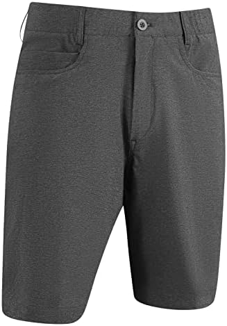 Мъжки къси панталони за голф Quick Dry 10По вътрешния шев, Ежедневни Ластични Шорти с плоска предна част, Гъвкави Хибридни Мъжки къси Панталони