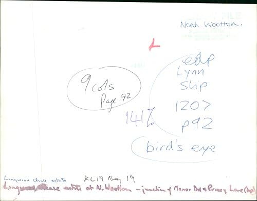 Реколта снимка на Северното Вуттона от птичи поглед