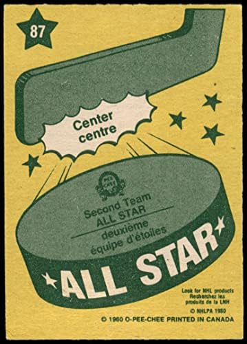 1980 O-Pee-Chee 87 All-Star Уейн Грецки Едмънтън Ойлърс-Хокей на лед (Хокей на карта) EX /MT ойлърс игра Хокей