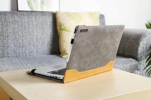 Berfea Калъф-поставка, Съвместим с LG Грам 14-инчов Бизнес Лаптоп Защитен Калъф Твърд Калъф във формата на миди