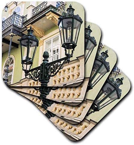 3дРоуз, Чешка Република, Прага. Уличен стълб на фенер в Стария град на Прага. - Влакчета (CST_313084_1)