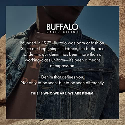 Мъжки t-shirt Buffalo David Bitton с V-образно деколте Burnout Tee