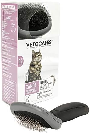 Чесальная четка Vetocanis за малки котки, Сиво, 0,117989 кг