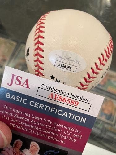 Бейзболни топки Bill Jurges Cubs Braves с един подпис Jsa Редки - Бейзболни топки с автографи