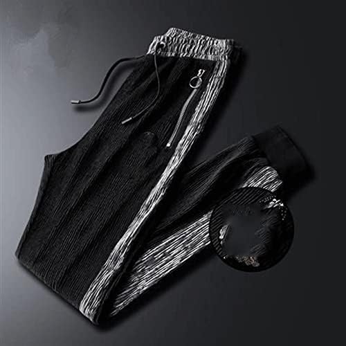 ZYZMH Вельветовый пуловер с качулка, мъжката есенно-зимния trend носия с бродерия, Стандартен и Спортен костюм-двойка за Отдих (Цвят: B Размер: код 5XL)