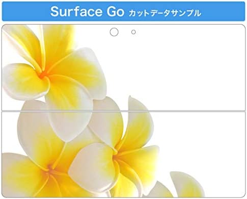 стикер igsticker за Microsoft Surface Go/Go 2, Ультратонкая Защитен Стикер за тялото, Скинове 001027, Цвете Плюмерии