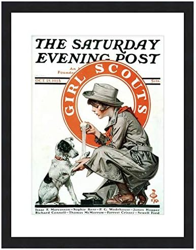 Рамка за списание CountryArtHouse Saturday Evening Post - UV акрил, подложка и бял мат - подходящ за списания размер 10,75 x 13,75