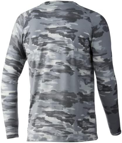 Мъжки t-shirt Waypoint с дълъг ръкав HUK Performance +UPF 50