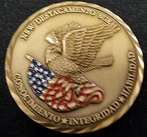Рядка монета на Повикване NAVSPECWARCOM Det South Naval Special Warfare Command Dividement South SOCSOUTH