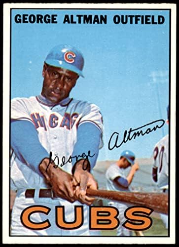 1967 Topps 87 Джордж Олтман Чикаго Къбс (Бейзболна картичка) EX/MT Cubs