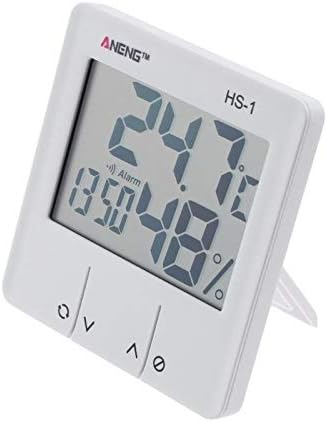 XDKLL Вътрешен LCD дисплей Електронен Измерител на Температурата И Влажността Дигитален Термометър, Влагомер метеорологичната станция Будилник
